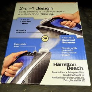 #5 NWT 2-in-1 Steamer & Iron